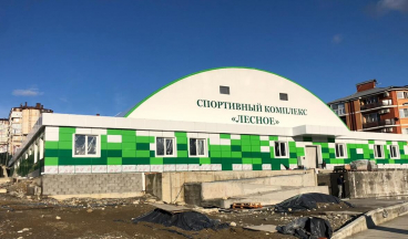 Тентовое спортивное сооружение В30х45 Сочи, серия «Вертикаль»