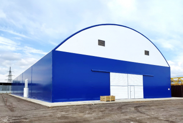 Тентовый склад В24х60 Московская область, серия «Вертикаль»