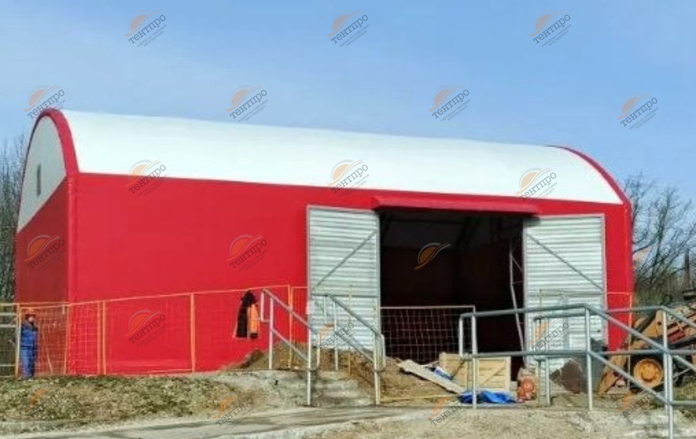 Тентовый склад В10х14 Калуга, серия «Вертикаль»