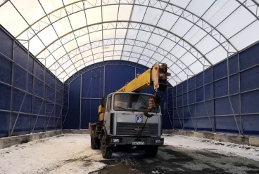 Тентовый склад B15х36 Челябинская область, серия «Вертикаль»