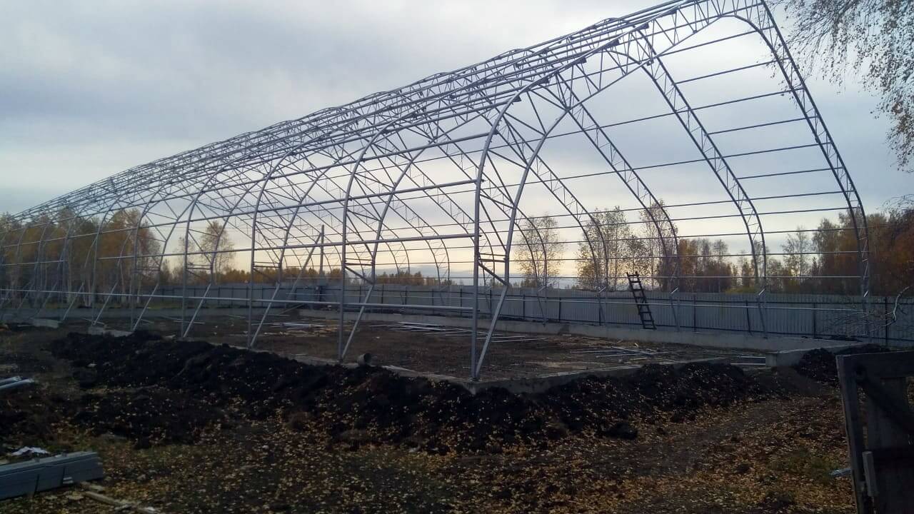 ПРОДОЛЖЕНИЕ МОНТАЖА КОННОГО МАНЕЖА ТЕНТПРО