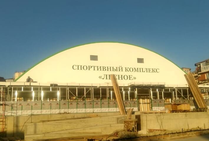 В СОЧИ ЗАКОНЧЕН МОНТАЖ ОЧЕРЕДНОГО СПОРТИВНОГО СООРУЖЕНИЯ