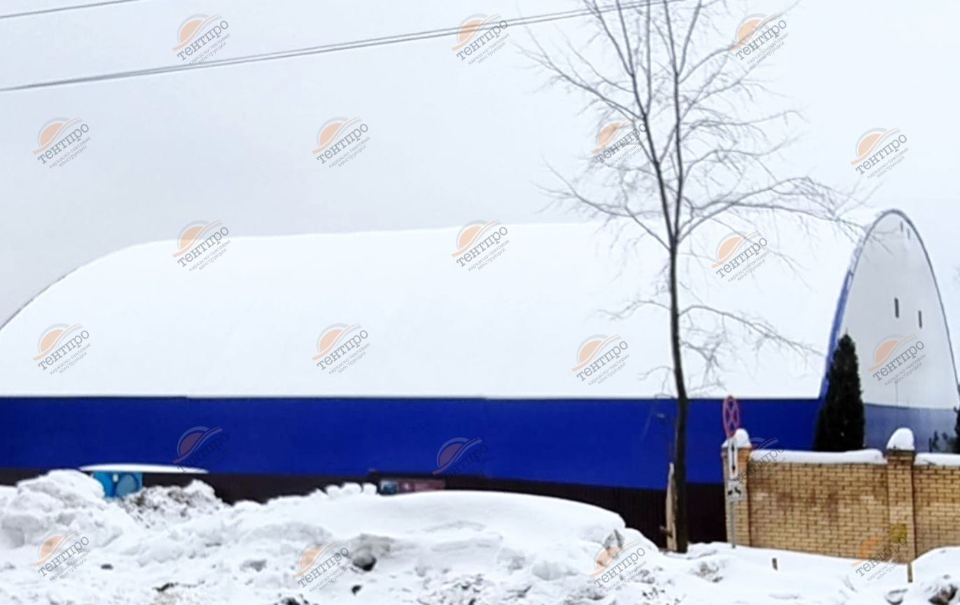 ЗАВЕРШЕН МОНТАЖ СПОРТИВНОГО МАНЕЖА В МОСКОВСКОЙ ОБЛАСТИ