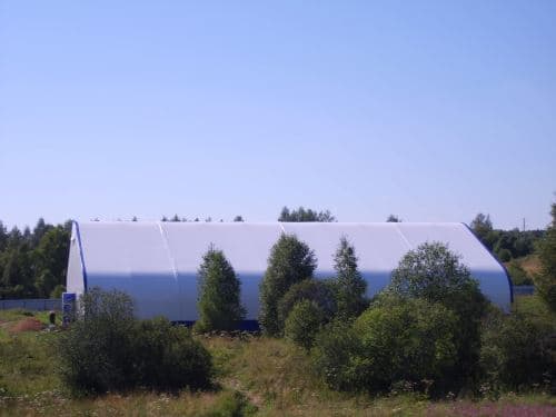 Отгружен комплект конструкций ангара Д21х40